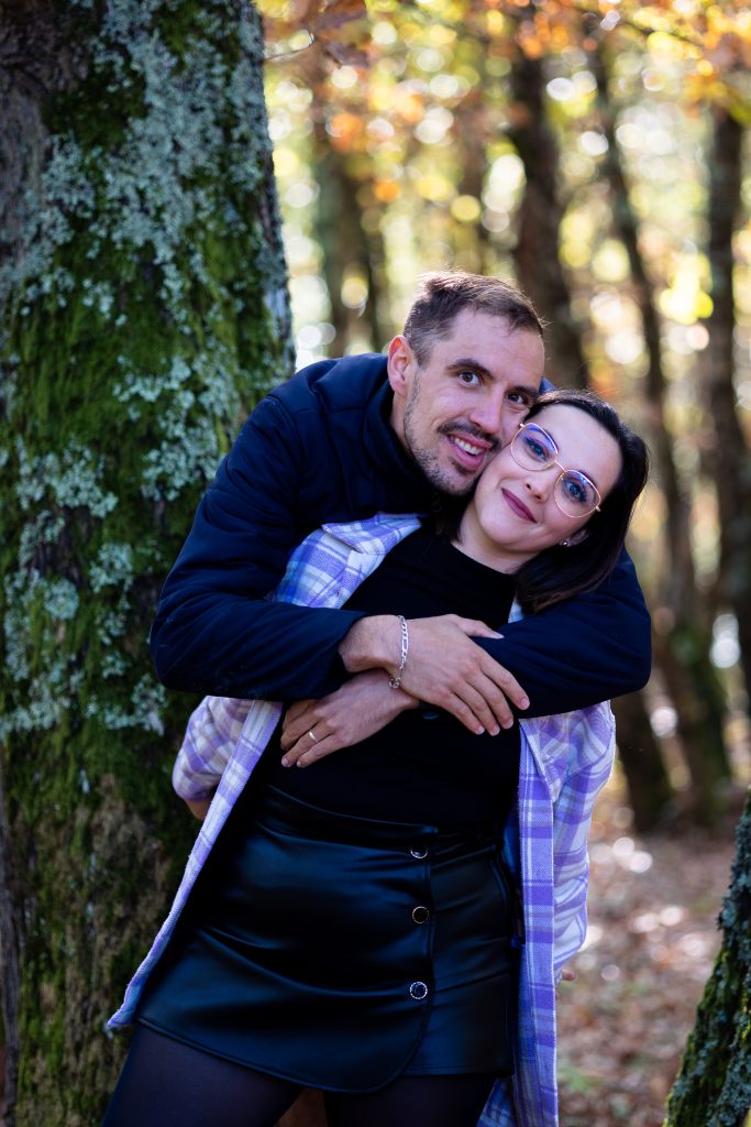 Couple en forêt