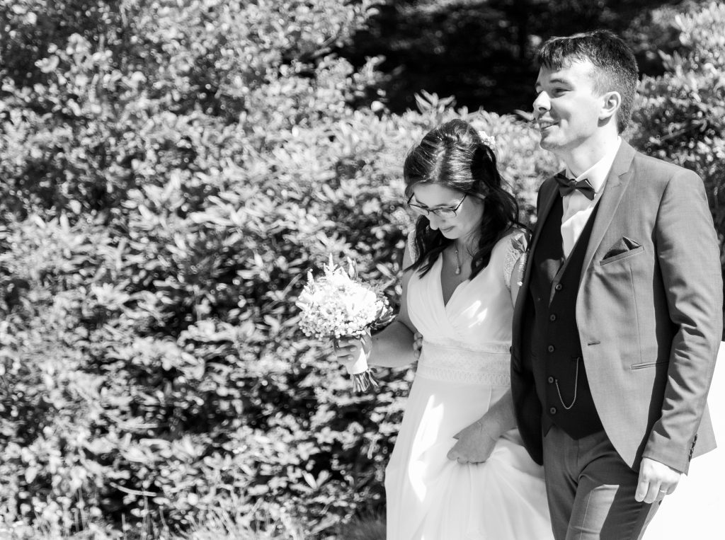 Shooting mariés en extérieur